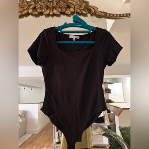 Babaton Classic Black Bodysuit